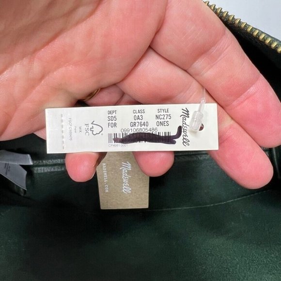 Madewell Womens $158 Transport Shoulder Crossbody Bag Forest Green NC275 - Picture 9 of 10